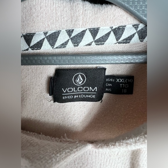 Volcom Lived In Lounge Cream Women's Pullover Hoody - Picture 5 of 5